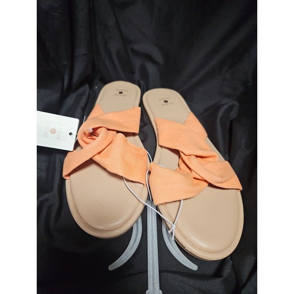 Shade And Shore Womens Coral Pink‎ Lucia Sandal Size 10